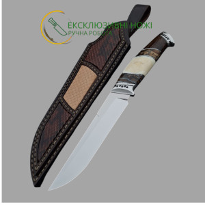 СВІТАНОК авторський ніж ручної роботи Aleksandr Kasinec, сталь CPM s90v, 63-64 HRC